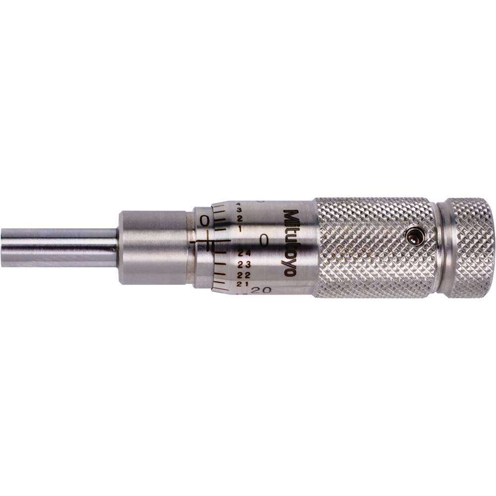 Mitutoyo - Mechanical Micrometer Heads; Minimum Measurement (Inch): 0 ; Minimum Measurement (Decimal Inch): 0 ; Maximum Measurement (Decimal Inch): 0.5 ; Thimble Diameter (mm): 13.00 ; Digital Counter: No ; Spindle Diameter (Decimal Inch): 0.3750 - Exact Industrial Supply