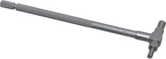 Mitutoyo - 3/4 to 1-1/4 Inch, 4.3307 Inch Overall Length, Telescoping Gage - Satin Chrome Finish - All Tool & Supply