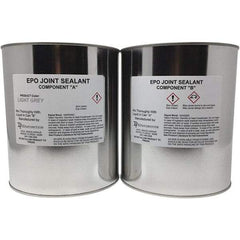 Made in USA - 2 Gal Concrete Repair/Resurfacing - Light Gray, 38.5 Sq Ft Coverage, Epoxy Resin - All Tool & Supply