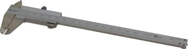 Mitutoyo - 0 to 150mm Stainless Steel Vernier Caliper - 0.05mm Graduation, 40mm Jaw Depth, 0.05mm Accuracy - All Tool & Supply