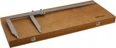 Mitutoyo - 0 to 20" Stainless Steel Vernier Caliper - 0.0010" Graduation, 200mm Jaw Depth, 0.003" Accuracy - All Tool & Supply