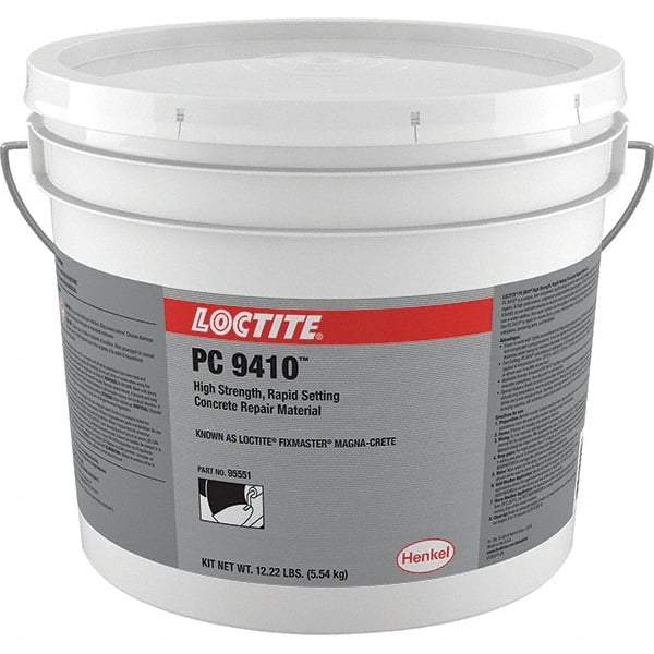 Loctite - 1 Gal Pail Gray Magnesium Phosphate Filler/Repair Caulk - 2000°F Max Operating Temp, 10 min Tack Free Dry Time, 1 to 2 hr Full Cure Time, Series 135 - All Tool & Supply