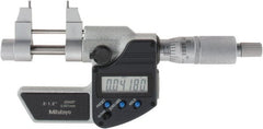 Mitutoyo - 0.2 to 1.2" Range, 0.00005" Resolution, Electronic Inside & Tubular Micrometer - All Tool & Supply