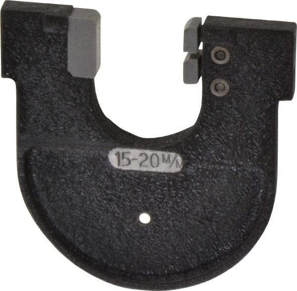 YPG - 0.57 to 0.76 Inch, Cast Iron MC0X Frame Snap Gage - Hardened Tool Steel Anvil - All Tool & Supply