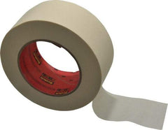 3M - 2" Wide x 60 Yd Long Tan Paper Masking Tape - Series 213, 6 mil Thick, 27 In/Lb Tensile Strength - All Tool & Supply