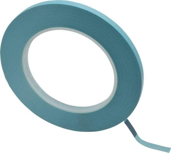 3M - 1/4" Wide x 60 Yd Long Blue Polypropylene Film Masking Tape - Series 215, 4.8 mil Thick, 15 In/Lb Tensile Strength - All Tool & Supply