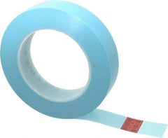 3M - 1" Wide x 60 Yd Long Blue Polypropylene Film Masking Tape - Series 215, 4.8 mil Thick, 15 In/Lb Tensile Strength - All Tool & Supply