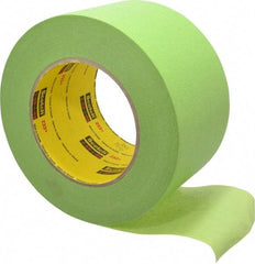 3M - 3" Wide x 60 Yd Long Green Paper Masking Tape - Series 401+/233+, 6.7 mil Thick, 25 In/Lb Tensile Strength - All Tool & Supply