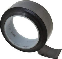 3M - Black Solid Color Vinyl Tape - 1-1/2" Wide x 108' Long x 5.2 mil Thick, General Traffic - All Tool & Supply