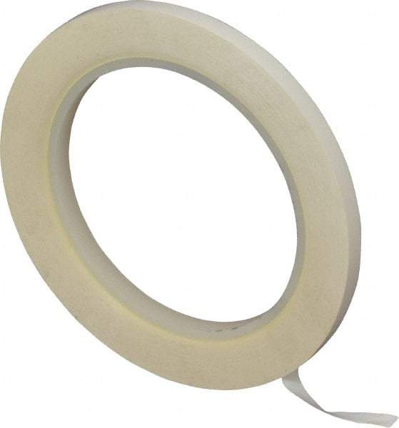 3M - White Solid Color Vinyl Tape - 1/4" Wide x 108' Long x 5.2 mil Thick, General Traffic - All Tool & Supply