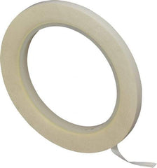 3M - White Solid Color Vinyl Tape - 1/4" Wide x 108' Long x 5.2 mil Thick, General Traffic - All Tool & Supply