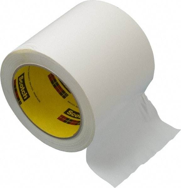 3M - White Solid Color Vinyl Tape - 4" Wide x 108' Long x 5.2 mil Thick, General Traffic - All Tool & Supply