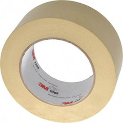 3M - 2" Wide x 60 Yd Long Tan Paper Masking Tape - Series 2308, 5.3 mil Thick, 22 In/Lb Tensile Strength - All Tool & Supply