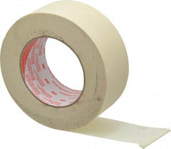 3M - 2" Wide x 60 Yd Long Tan Paper Masking Tape - Series 2364, 6.5 mil Thick, 24 In/Lb Tensile Strength - All Tool & Supply