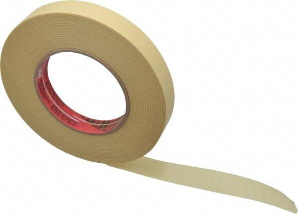 3M - 3/4" Wide x 60 Yd Long Tan Paper Masking Tape - Series 2693, 7.9 mil Thick, 29 In/Lb Tensile Strength - All Tool & Supply