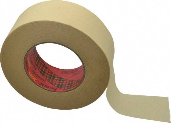 3M - 2" Wide x 60 Yd Long Tan Paper Masking Tape - Series 2693, 7.9 mil Thick, 29 In/Lb Tensile Strength - All Tool & Supply