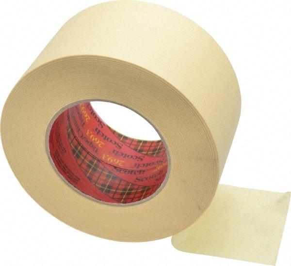 3M - 3" Wide x 60 Yd Long Tan Paper Masking Tape - Series 2693, 7.9 mil Thick, 29 In/Lb Tensile Strength - All Tool & Supply