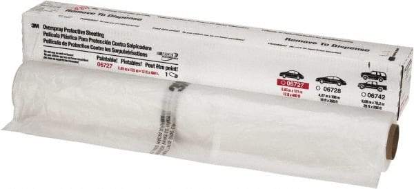 3M - 144" Wide x 400' Long Brown Specialty Coated Paper Masking Film - 3.5 In/Lb Tensile Strength - All Tool & Supply