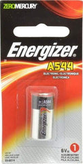 Energizer - Size A544, Alkaline, Photo Battery - 6 Volts, Flat Terminal, 4LR44, ANSI, IEC, NEDA Regulated - All Tool & Supply