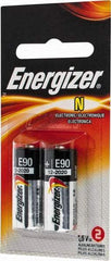 Energizer - Size N, Alkaline, 2 Pack, Specialty Battery - 1.5 Volts, Flat Terminal, LR1, ANSI, IEC Regulated - All Tool & Supply