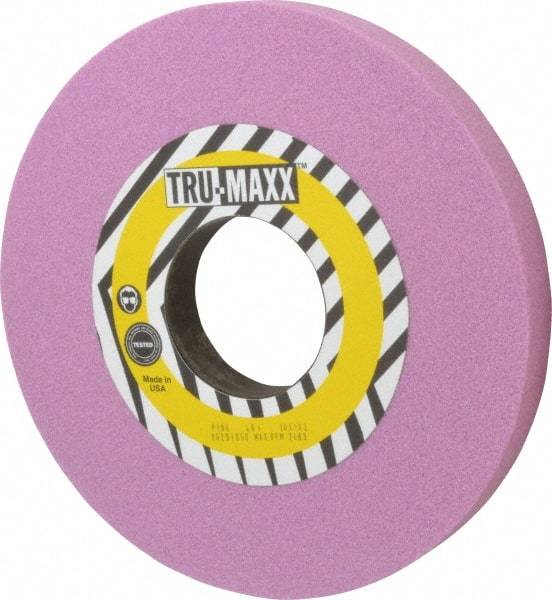 Tru-Maxx - 10" Diam x 3" Hole x 1" Thick, I Hardness, 46 Grit Surface Grinding Wheel - Aluminum Oxide, Type 1, Coarse Grade, 2,483 Max RPM, Vitrified Bond, No Recess - All Tool & Supply