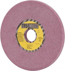 Tru-Maxx - 7" Diam x 1-1/4" Hole x 1/2" Thick, K Hardness, 46 Grit Surface Grinding Wheel - Aluminum Oxide, Type 1, Coarse Grade, 3,600 Max RPM, Vitrified Bond, No Recess - All Tool & Supply