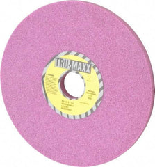 Tru-Maxx - 8" Diam x 1-1/4" Hole x 1/2" Thick, H Hardness, 46 Grit Surface Grinding Wheel - Aluminum Oxide, Type 1, Coarse Grade, 3,105 Max RPM, Vitrified Bond, No Recess - All Tool & Supply