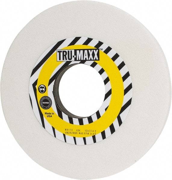 Tru-Maxx - 10" Diam x 3" Hole x 3/4" Thick, K Hardness, 46 Grit Surface Grinding Wheel - Aluminum Oxide, Type 1, Coarse Grade, 2,483 Max RPM, Vitrified Bond, No Recess - All Tool & Supply