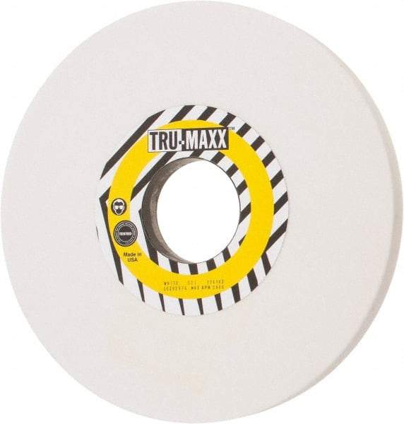 Tru-Maxx - 12" Diam x 3" Hole x 1" Thick, J Hardness, 60 Grit Surface Grinding Wheel - Aluminum Oxide, Type 1, Medium Grade, 2,069 Max RPM, Vitrified Bond, No Recess - All Tool & Supply