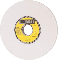 Tru-Maxx - 7" Diam x 1-1/4" Hole x 1/2" Thick, K Hardness, 100 Grit Surface Grinding Wheel - Aluminum Oxide, Type 1, Fine Grade, 3,600 Max RPM, Vitrified Bond, No Recess - All Tool & Supply