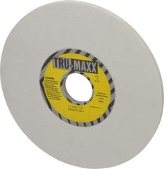 Tru-Maxx - 7" Diam x 1-1/4" Hole x 1/4" Thick, J Hardness, 120 Grit Surface Grinding Wheel - Aluminum Oxide, Type 1, Fine Grade, 3,600 Max RPM, Vitrified Bond, No Recess - All Tool & Supply