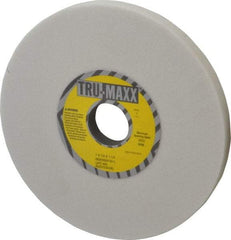 Tru-Maxx - 7" Diam x 1-1/4" Hole x 1/2" Thick, L Hardness, 60 Grit Surface Grinding Wheel - Aluminum Oxide, Type 1, Medium Grade, 3,600 Max RPM, Vitrified Bond, No Recess - All Tool & Supply