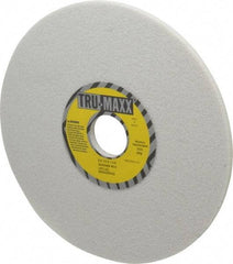 Tru-Maxx - 8" Diam x 1-1/4" Hole x 1/4" Thick, H Hardness, 46 Grit Surface Grinding Wheel - Aluminum Oxide, Type 1, Coarse Grade, 3,600 Max RPM, Vitrified Bond, No Recess - All Tool & Supply