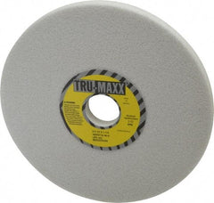 Tru-Maxx - 8" Diam x 1-1/4" Hole x 1/2" Thick, H Hardness, 46 Grit Surface Grinding Wheel - Aluminum Oxide, Type 1, Coarse Grade, 3,105 Max RPM, Vitrified Bond, No Recess - All Tool & Supply