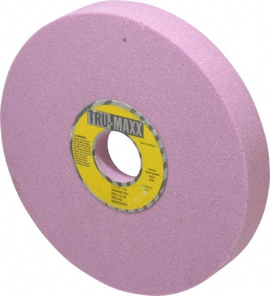 Tru-Maxx - 7" Diam x 1-1/4" Hole x 1" Thick, I Hardness, 60 Grit Surface Grinding Wheel - Aluminum Oxide, Type 5, Medium Grade, 3,600 Max RPM, Vitrified Bond, One-Side Recess - All Tool & Supply