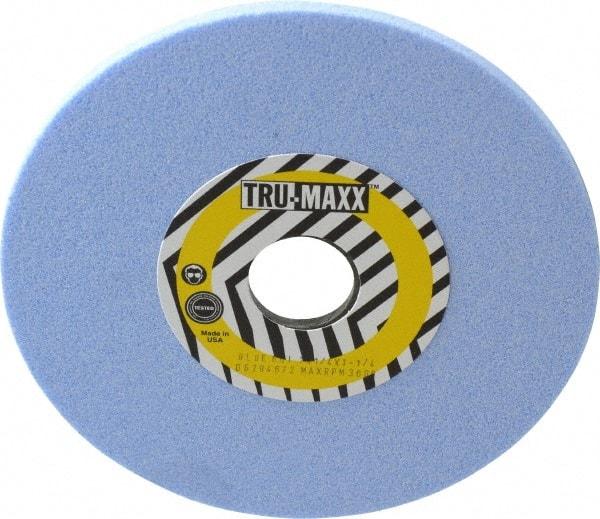 Tru-Maxx - 7" Diam x 1-1/4" Hole x 1/4" Thick, I Hardness, 60 Grit Surface Grinding Wheel - Ceramic, Type 1, Medium Grade, 3,600 Max RPM, Vitrified Bond, No Recess - All Tool & Supply