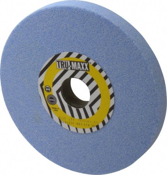 Tru-Maxx - 7" Diam x 1-1/4" Hole x 3/4" Thick, K Hardness, 46 Grit Surface Grinding Wheel - Ceramic, Type 1, Coarse Grade, 3,600 Max RPM, Vitrified Bond, No Recess - All Tool & Supply