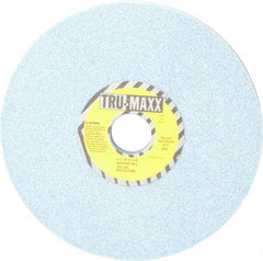 Tru-Maxx - 8" Diam x 1-1/4" Hole x 1/2" Thick, J Hardness, 46 Grit Surface Grinding Wheel - Ceramic, Type 1, Coarse Grade, 3,600 Max RPM, Vitrified Bond, No Recess - All Tool & Supply