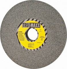 Tru-Maxx - 7" Diam x 1-1/4" Hole x 3/4" Thick, K Hardness, 60 Grit Surface Grinding Wheel - Aluminum Oxide, Type 1, Medium Grade, 3,600 Max RPM, Vitrified Bond, No Recess - All Tool & Supply