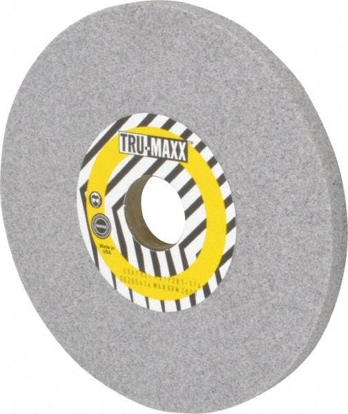 Tru-Maxx - 7" Diam x 1-1/4" Hole x 1/2" Thick, I Hardness, 60 Grit Surface Grinding Wheel - Aluminum Oxide, Type 1, Medium Grade, 3,600 Max RPM, Vitrified Bond, No Recess - All Tool & Supply