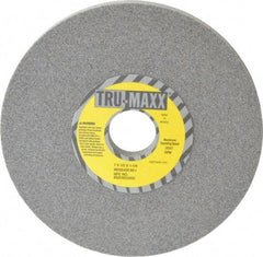 Tru-Maxx - 7" Diam x 1-1/4" Hole x 1/2" Thick, I Hardness, 80 Grit Surface Grinding Wheel - Aluminum Oxide, Type 1, Medium Grade, 3,600 Max RPM, Vitrified Bond, No Recess - All Tool & Supply