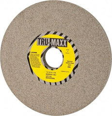 Tru-Maxx - 7" Diam x 1-1/4" Hole x 1/2" Thick, I Hardness, 100 Grit Surface Grinding Wheel - Aluminum Oxide, Type 1, Fine Grade, 3,600 Max RPM, Vitrified Bond, No Recess - All Tool & Supply