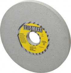 Tru-Maxx - 7" Diam x 1-1/4" Hole x 1/2" Thick, J Hardness, 100 Grit Surface Grinding Wheel - Aluminum Oxide, Type 1, Fine Grade, 3,600 Max RPM, Vitrified Bond, No Recess - All Tool & Supply