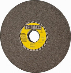 Tru-Maxx - 8" Diam x 1-1/4" Hole x 1/2" Thick, J Hardness, 60 Grit Surface Grinding Wheel - Aluminum Oxide, Type 1, Medium Grade, 3,600 Max RPM, Vitrified Bond, No Recess - All Tool & Supply