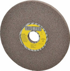 Tru-Maxx - 8" Diam x 1-1/4" Hole x 1/2" Thick, H Hardness, 46 Grit Surface Grinding Wheel - Aluminum Oxide, Type 1, Coarse Grade, 3,105 Max RPM, Vitrified Bond, No Recess - All Tool & Supply