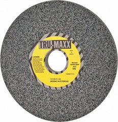 Tru-Maxx - 7" Diam x 1-1/4" Hole x 1/2" Thick, G Hardness, 46 Grit Surface Grinding Wheel - Aluminum Oxide, Type 1, Coarse Grade, 3,600 Max RPM, Vitrified Bond, No Recess - All Tool & Supply