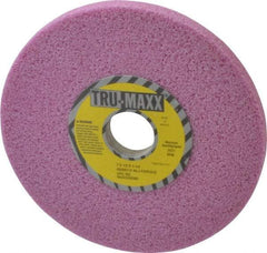 Tru-Maxx - 7" Diam x 1-1/4" Hole x 1/2" Thick, J Hardness, 46 Grit Surface Grinding Wheel - Aluminum Oxide, Type 1, Coarse Grade, 3,600 Max RPM, Vitrified Bond, No Recess - All Tool & Supply