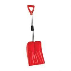 Value Collection - 10-1/2 Inch Wide Blade x 13 Inch High Blade Snow Shovel - 24 Inch Long Metal Shaft Handle with Poly D-Grip - All Tool & Supply