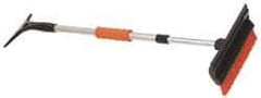 Value Collection - 48" Long, Telescoping Snowbroom & Ice Scraper - 9" Telescoping, Plastic & Metal - All Tool & Supply