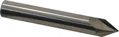 Made in USA - 3/8" Body Diam, 60°, 2-1/2" OAL, Solid Carbide Spotting Drill - All Tool & Supply